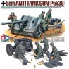 TAMIYA : GERMAN 5 cm ANTI TANK GUN PACK 38  escala 1:35