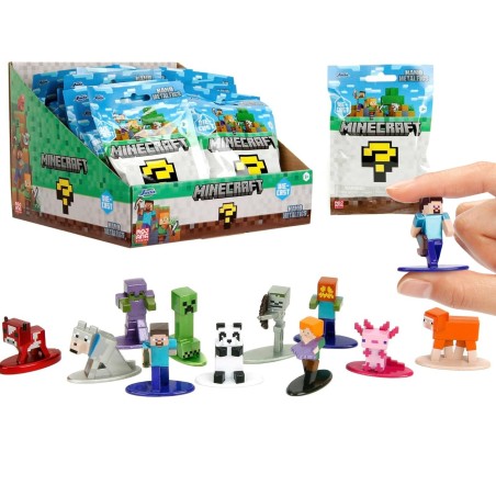 JADA : MINECRAFT FIGURAS SORPRESA METAL 4 cm