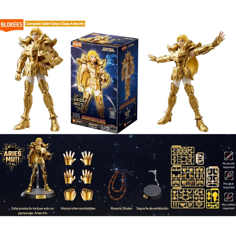 BLOKEES : FIGURA CHAMPION CLASS SAINT SEIYA : ARIES MU