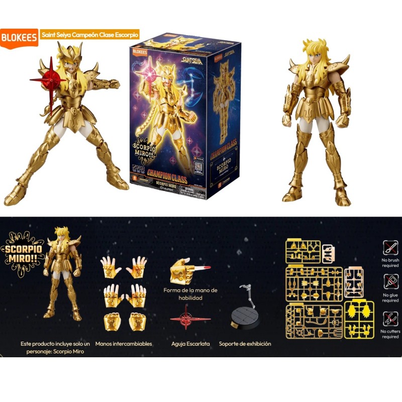 BLOKEES : FIGURA CHAMPION CLASS SAINT SEIYA : SCORPIO MIRO