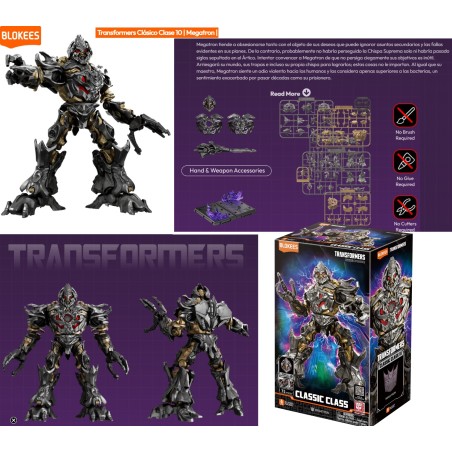 BLOKEES : FIGURA CLASSIC CLASS TRANSFORMERS 10 : MEGATRON