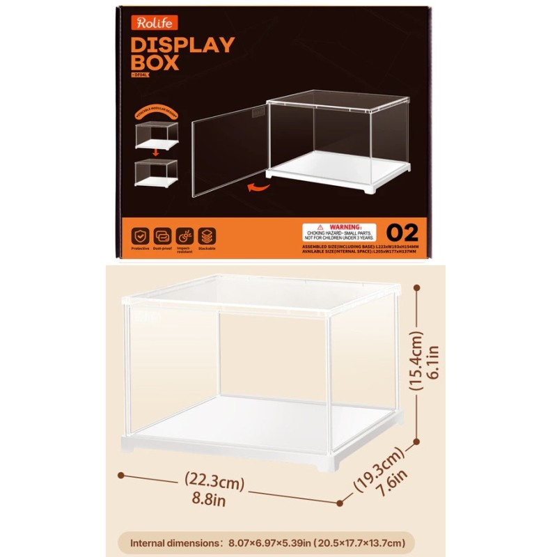 ROBOTIME ROLIFE : VITRINA PROTECCION KITS