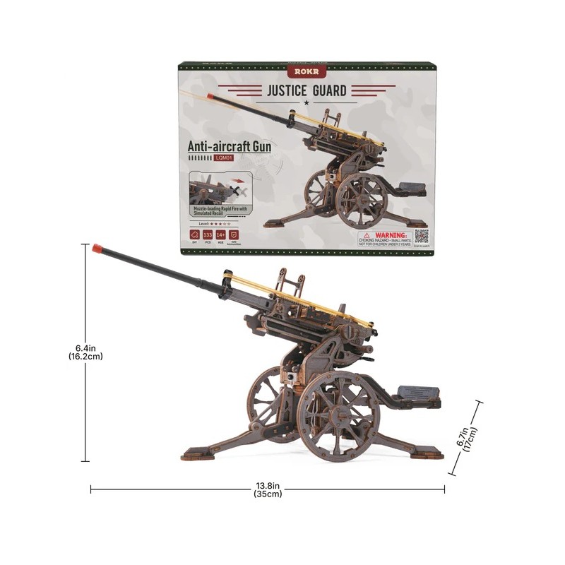 ROBOTIME ROKR : ANTIAIRCRAFT GUN