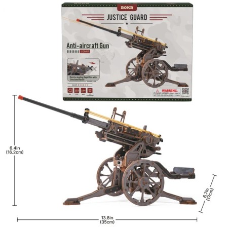 ROBOTIME ROKR : ANTIAIRCRAFT GUN
