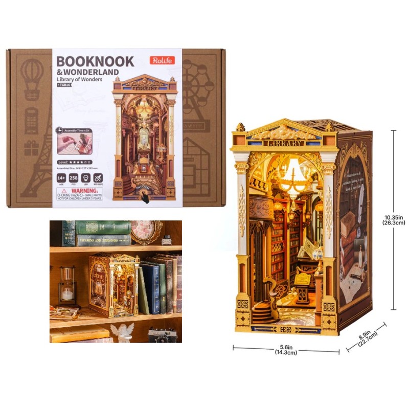 ROBOTIME ROLIFE : BOOK Biblioteca de las Maravillas