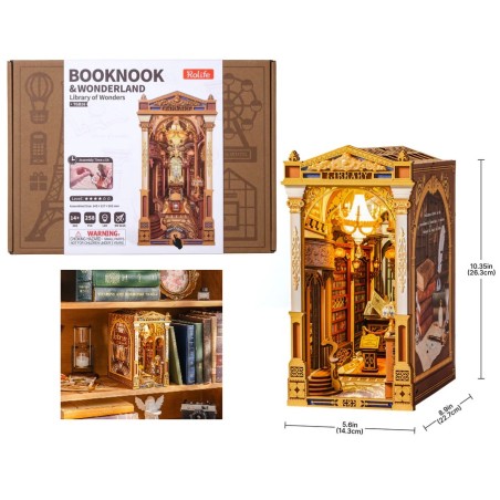 ROBOTIME ROLIFE : BOOK Biblioteca de las Maravillas