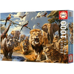 EDUCA : Pz.1000 piezas ANIMALES SALVAJES