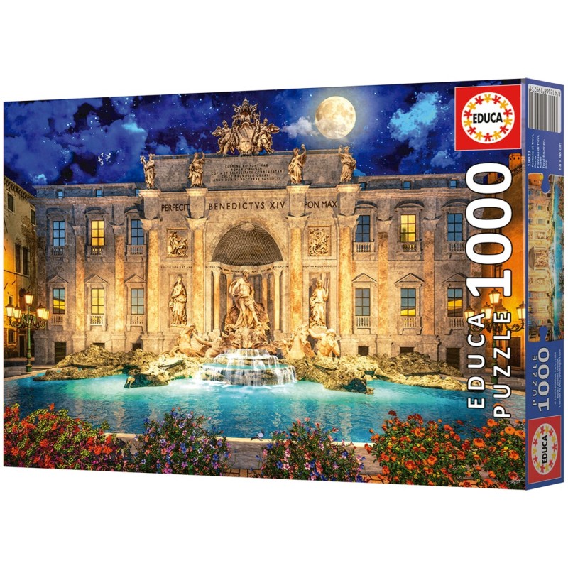 EDUCA : Pz.1000 piezas FONTANA DI TREVI