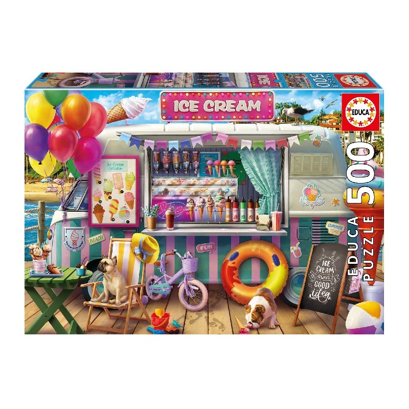 EDUCA: Pz. 500 FURGONETA DE HELADOS