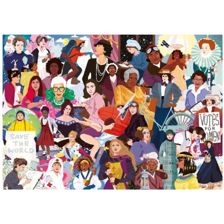 EDUCA : Pz.1000 pzs. MUJERES ICÓNICAS