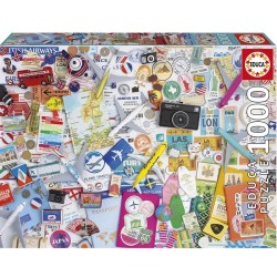 EDUCA : Pz.1000 pzs. COLLAGE DE VIAJES