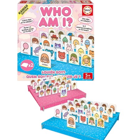 EDUCA :  WHO AM I? KAWAII  -  JUEGO DE MESA
