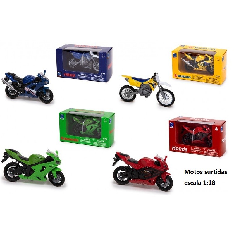 NEW RAY : MOTOS SURTIDAS 1:18