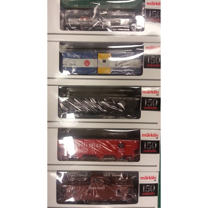 MARKLIN :  VAGONES MERCANCIA AMERICANOS «UNIDAD »  escala HO