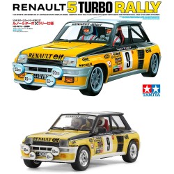 TAMIYA : kit plástico RENAULT 5 TURBO RALLY escala 1:24