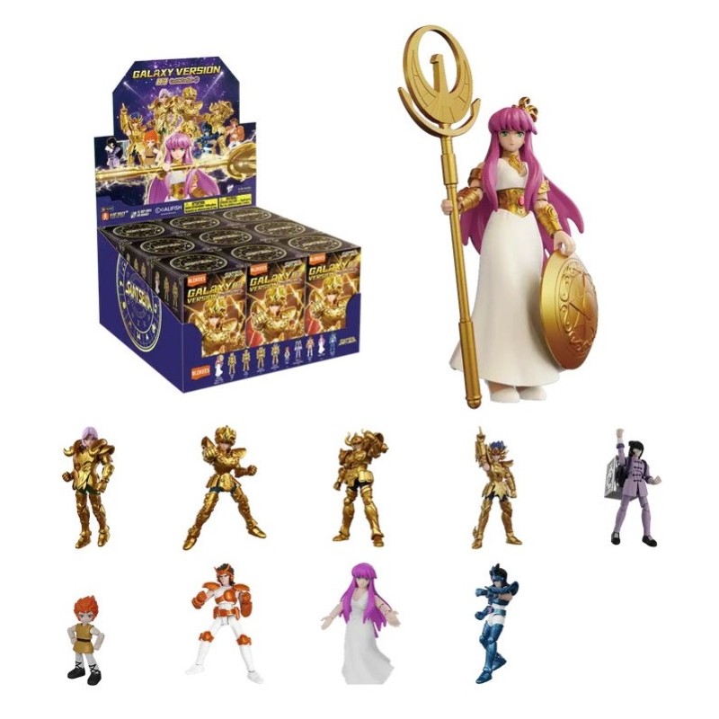 BLOKEES : FIGURA SORPRESA SAINT SEYA 03 GOLD ZODIAC