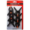 DISMOER : PINZAS DE SUJECCION 60 mm 6 unidades