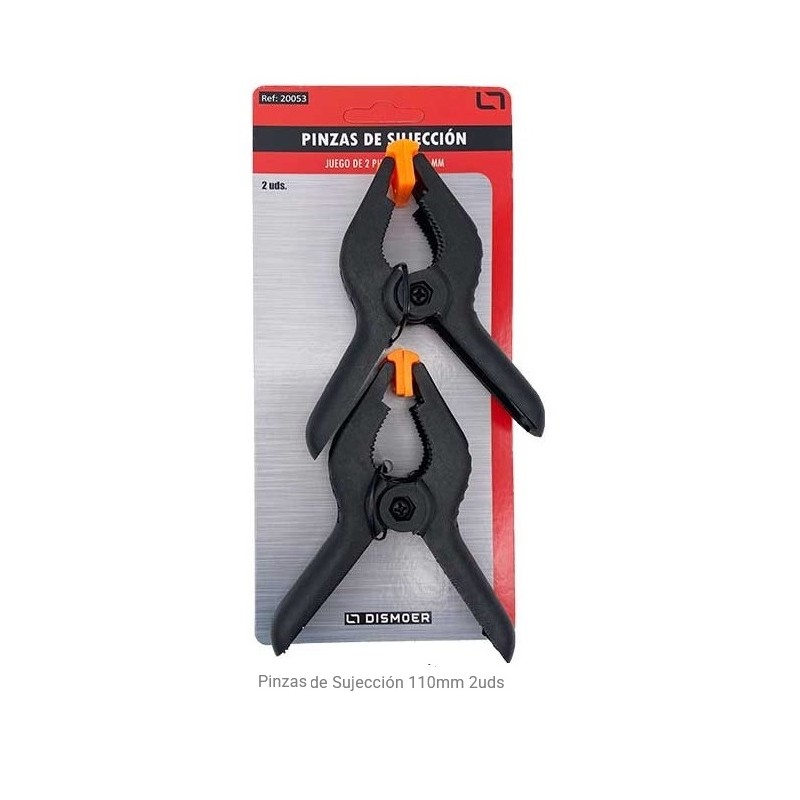 DISMOER : PINZAS DE SUJECCION 110 mm 2 unidades