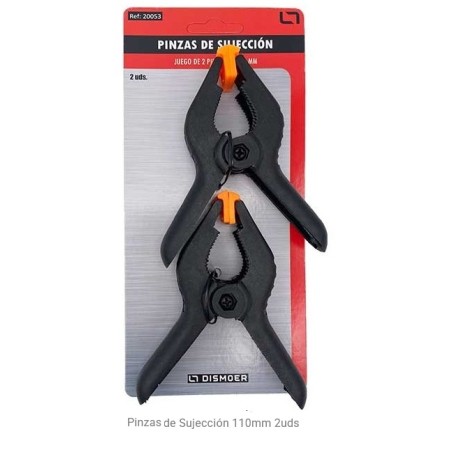DISMOER : PINZAS DE SUJECCION 110 mm 2 unidades