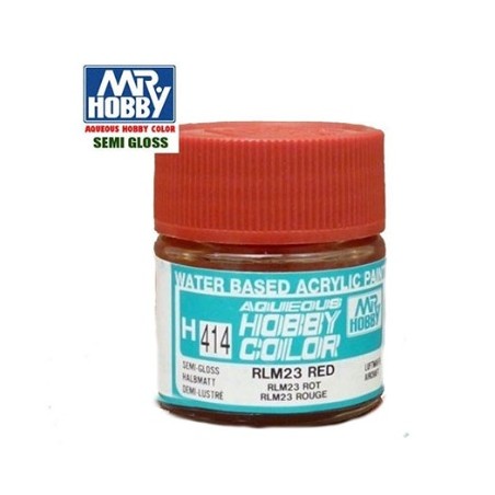 MR HOBBY : ROJO Satinado RLM23  10 ml Acrilico