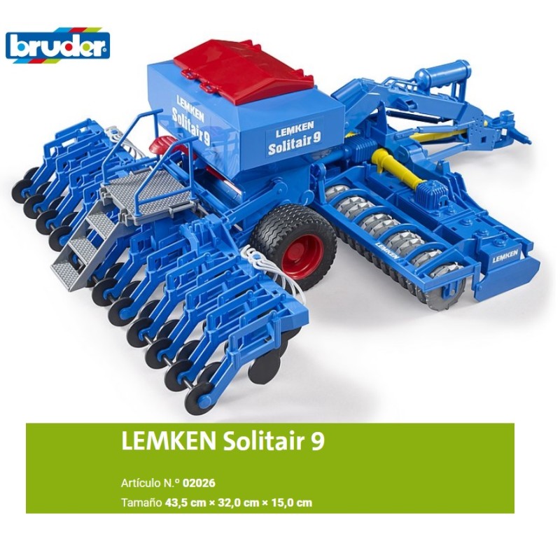 BRUDER : SEMBRADORA LEMKEN escala 1:16