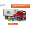 BRUDER : CAMION  MAN Reciclaje basura   escala 1:16