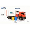 BRUDER : CAMION  MAN Reciclaje basura   escala 1:16