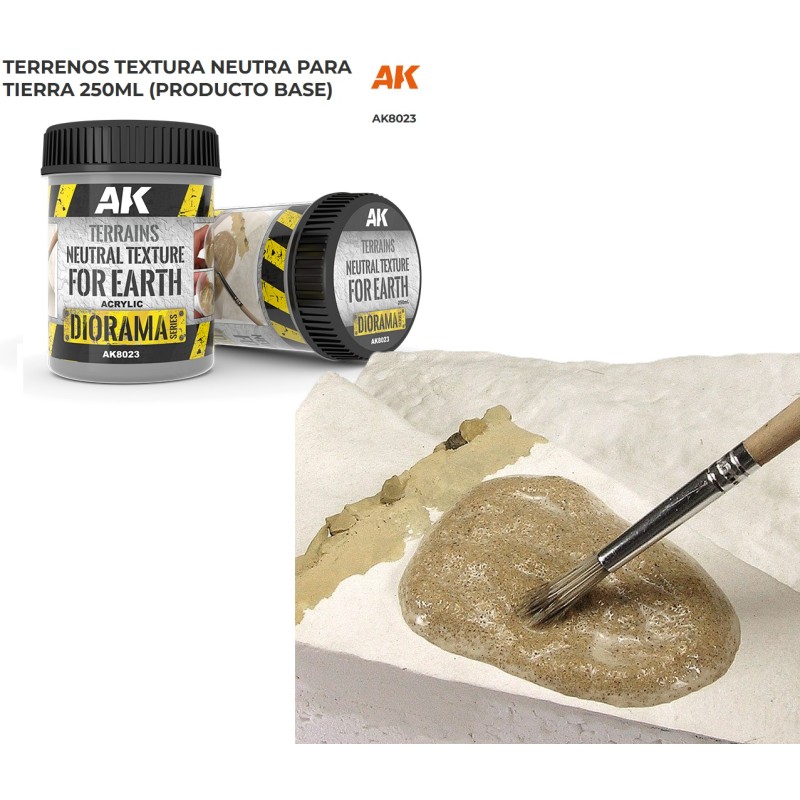 AK : TEXTURA TIERRA NEUTRA BASE  250ML