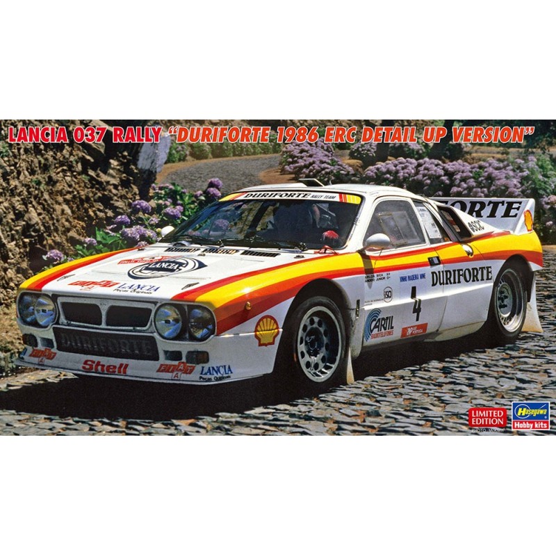 HASEGAWA : LANCIA 037 RALLY DURIFORTE 1986  escala 124