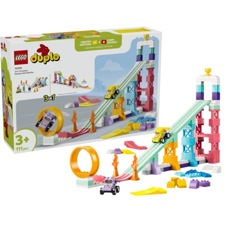 LEGO DUPLO Rampas Creativas 3 en 1 con Vehículos (10478)