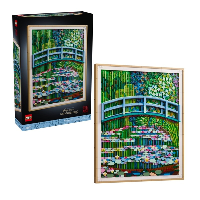 LEGO Art : Claude Monet: Puente sobre Estanque de Nenúfares (31220)