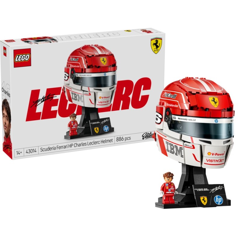 LEGO Editions : Scuderia Ferrari HP: Casco de Charles Leclerc ( 43014 )