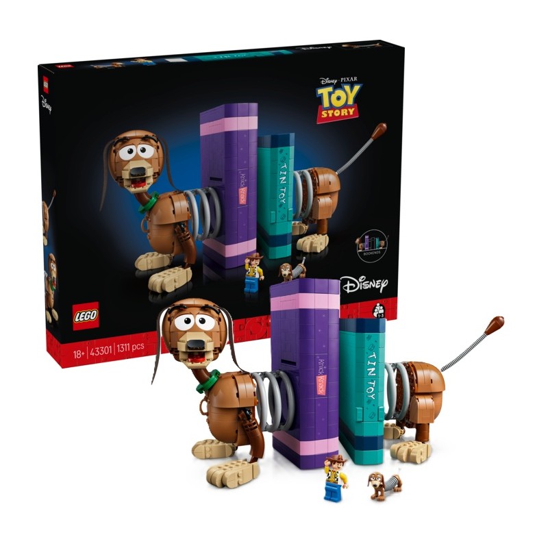 LEGO Disney : Toy Story: Sujetalibros de Slinky (43301)