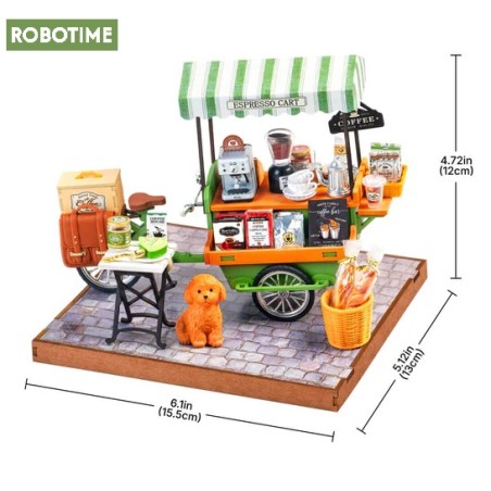 ROBOTIME ROLIFE : Carrito de café aromático