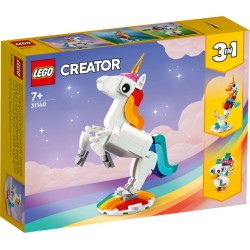 LEGO Creator 3 en 1 Unicornio Mágico (31140)