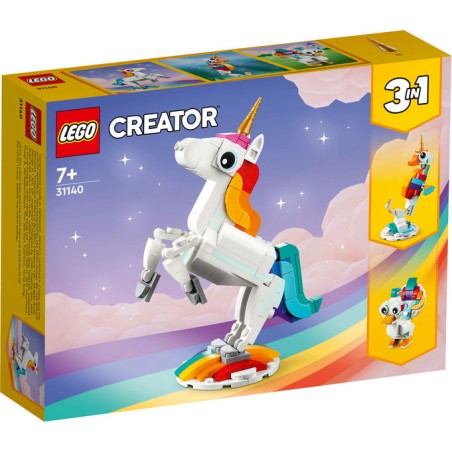 LEGO Creator 3 en 1 Unicornio Mágico (31140)