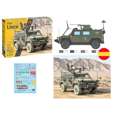 ITALERI : VEHICULO MILITAR VTLM LINCE  1:35