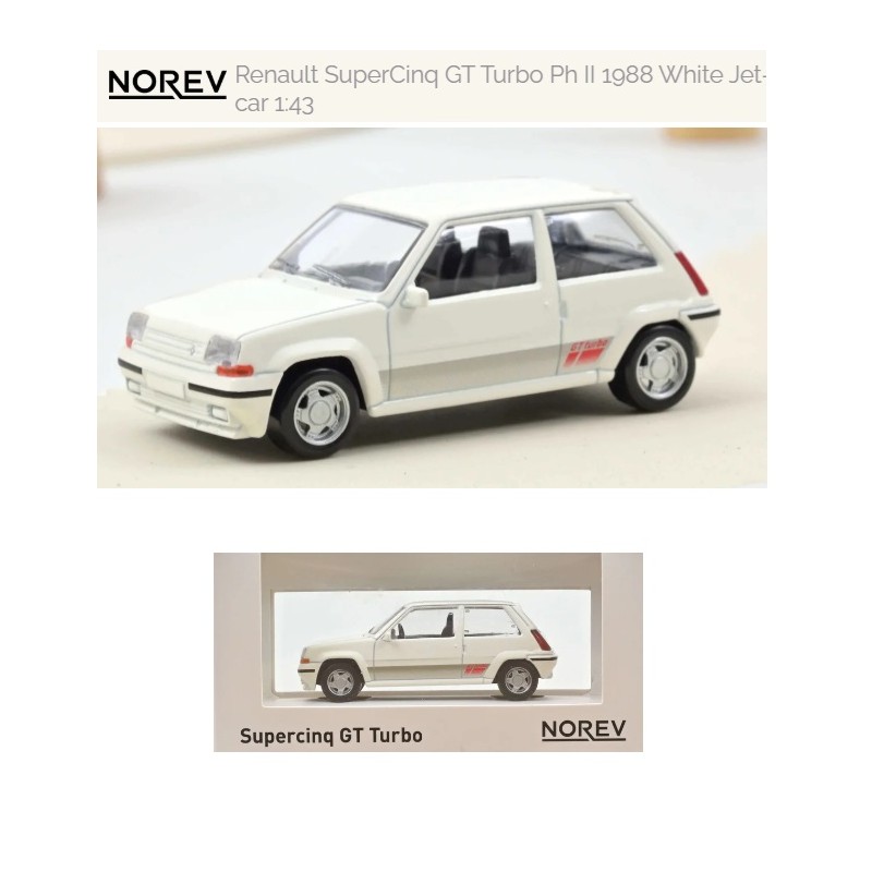 NOREV : RENAUL SUPERCINCO GT 1988 1:43