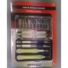 DISMOER : JUEGO DE CUTTERS Y CUCHILLAS accesorios : 22 pzs.