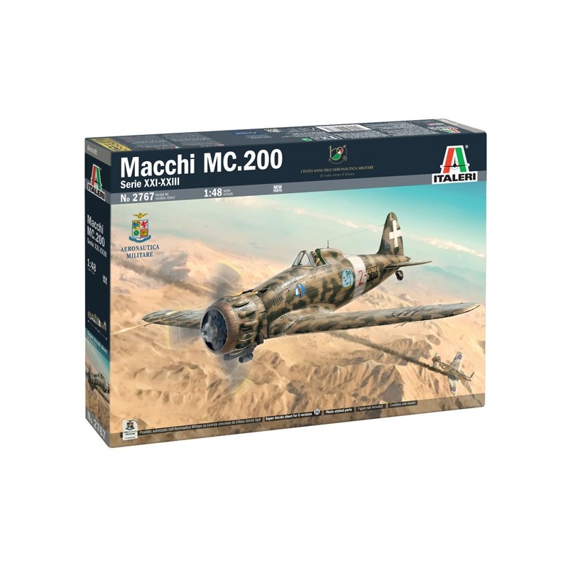 ITALERI : Macchi C.200 XXI-XXIII   Escala 1:48