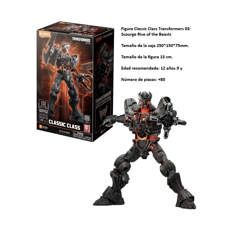 BLOKEES : FIGURA CLASSIC CLASS TRANSFORMERS 03 SCOURGE