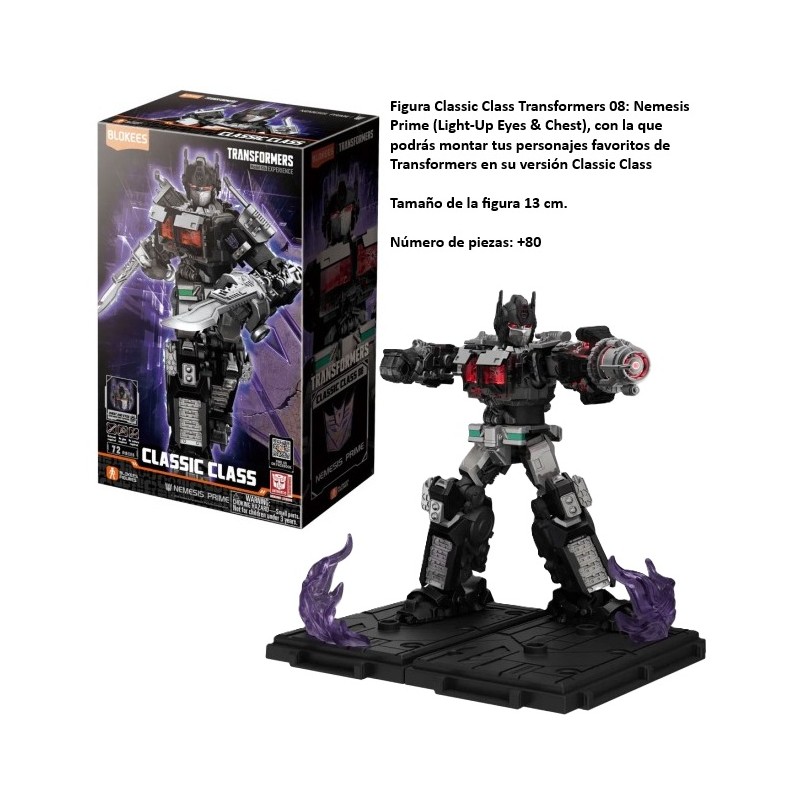 BLOKEES : FIGURA CLASSIC CLASS TRANSFORMERS8 NEMESIS PRIME