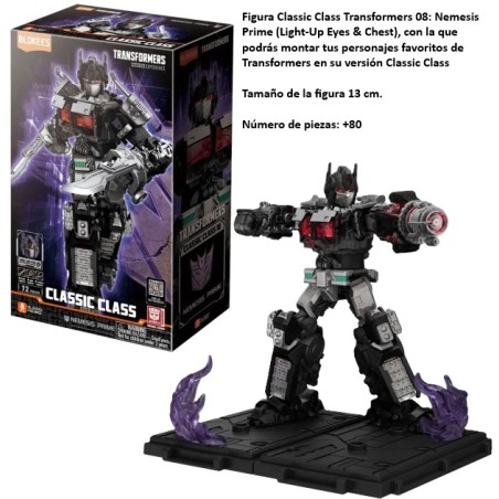BLOKEES : FIGURA CLASSIC CLASS TRANSFORMERS8 NEMESIS PRIME
