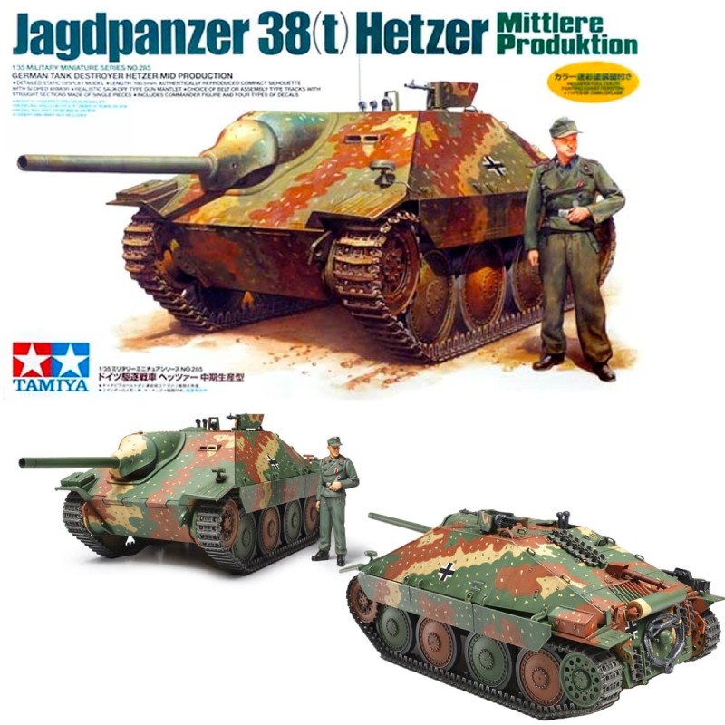 TAMIYA : TANQUE ALEMAN HETZER VER. INTERMEDIA  escala 1:35