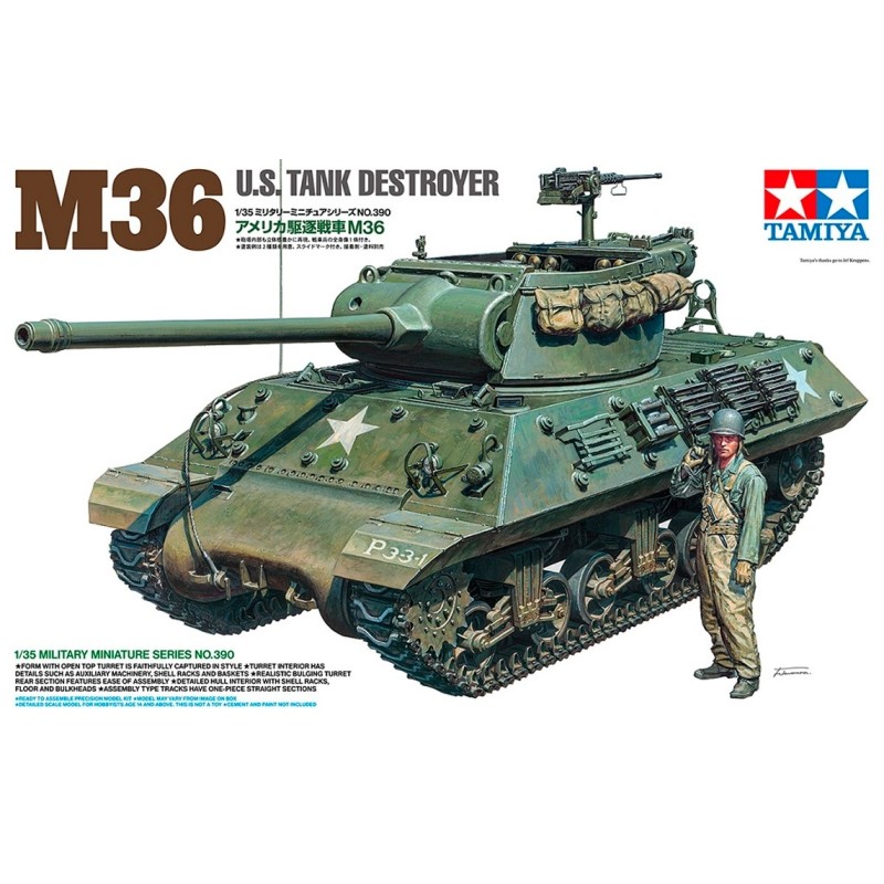 TAMIYA : M36 US TANK DESTROYER  escala 1:35