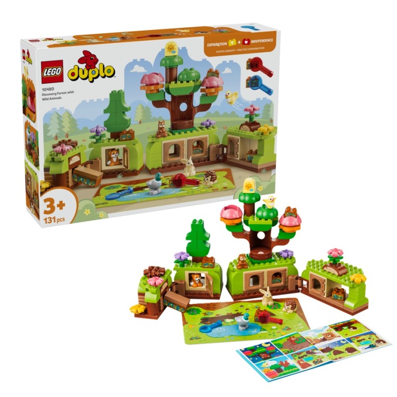 LEGO DUPLO : Bosque de los Descubrimientos con Animales Salvajes