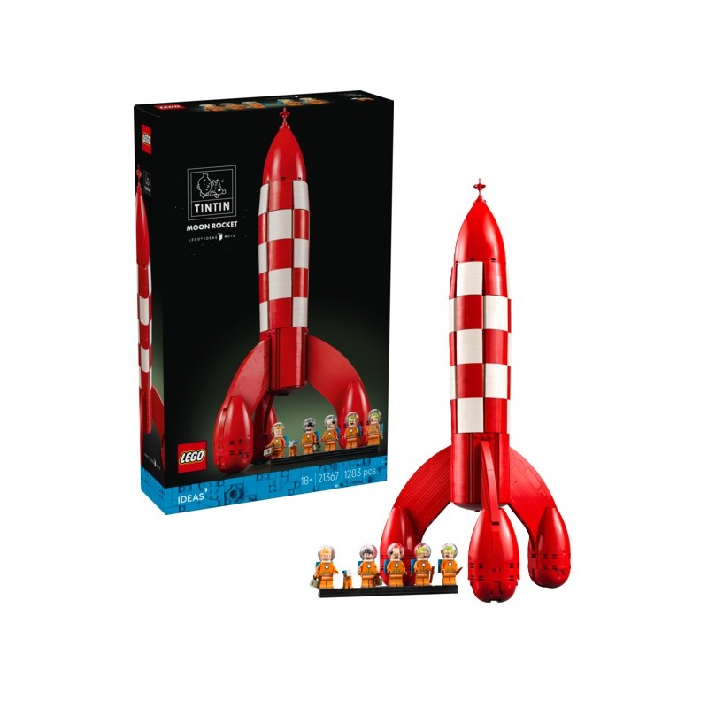 LEGO IDEAS : Cohete Lunar de Tintin