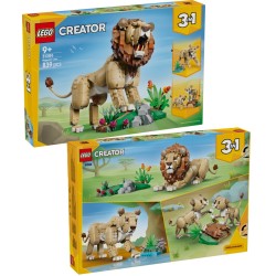 LEGO Creator 3en1 : Fauna Salvaje: León Majestuoso