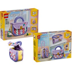 LEGO Creator 3en1 : Bolso de Diseño Artístico con Compartimento