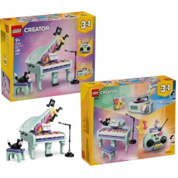 LEGO Creator 3en1 : Piano Musical Decorativo con Gato